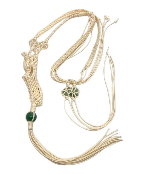 NUTEMPEROR（ナットエンペラー）NUTEMPEROR (ナットエンペラー) ライターネックレス ベージュの古着・服飾アイテム