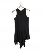 COMME des GARCONSコムデギャルソン）の古着「ノースリーブデザインワンピース」｜ブラック