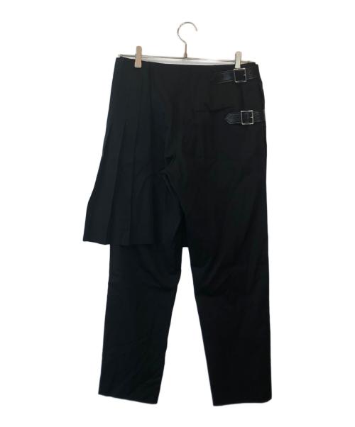 COMME des GARCONS COMME des GARCONS（コムデギャルソン コムデギャルソン）COMME des GARCONS COMME des GARCONS (コムデギャルソン コムデギャルソン) ラップレイヤードパンツ ブラック サイズ:Sの古着・服飾アイテム