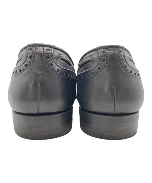 foot the coacher（フットザコーチャー）foot the coacher (フットザコーチャー) ウイングチップタッセルローファー ブラック サイズ:SIZE 8の古着・服飾アイテム