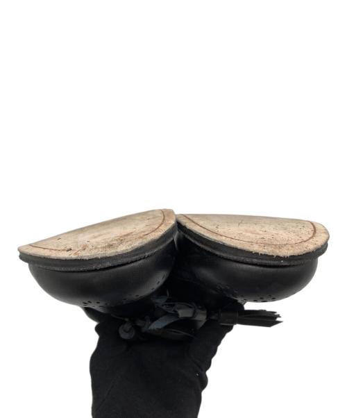 foot the coacher（フットザコーチャー）foot the coacher (フットザコーチャー) ウイングチップタッセルローファー ブラック サイズ:SIZE 8の古着・服飾アイテム