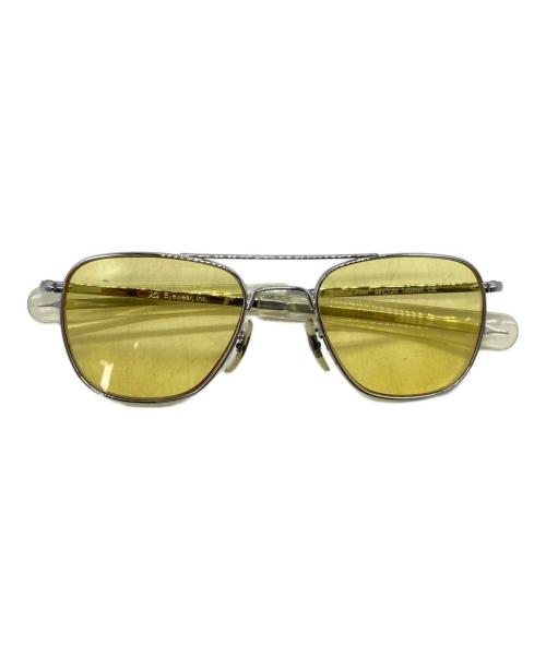 American Optical（アメリカン オプティカル）American Optical (アメリカン オプティカル) Original Pilot サングラス イエロー サイズ:52□20 140の古着・服飾アイテム