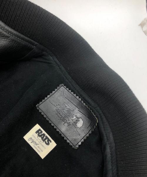 RATS（ラッツ）RATS (ラッツ) ジップアップレザーブルゾン ブラック サイズ:MEDIUMの古着・服飾アイテム