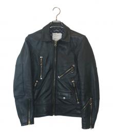 WTAPS（ダブルタップス）の古着「SPIDEY JACKET LEATHER」｜ブラック