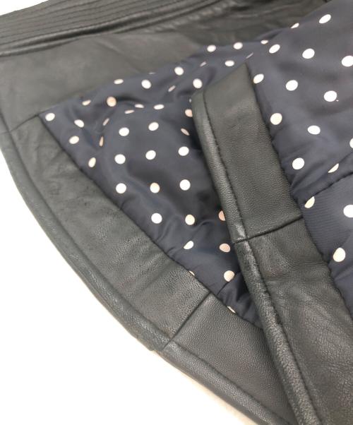 WTAPS（ダブルタップス）WTAPS (ダブルタップス) SPIDEY JACKET LEATHER ブラック サイズ:下記参照の古着・服飾アイテム