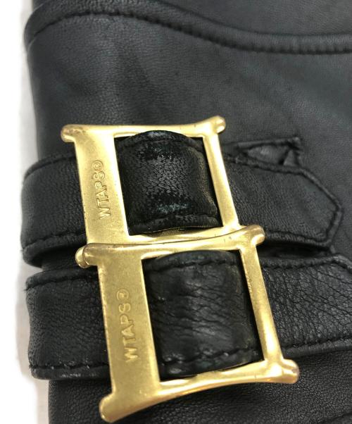 WTAPS（ダブルタップス）WTAPS (ダブルタップス) SPIDEY JACKET LEATHER ブラック サイズ:下記参照の古着・服飾アイテム