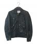 WTAPS（ダブルタップス）の古着「SPIDEY JACKET LEATHER」｜ブラック