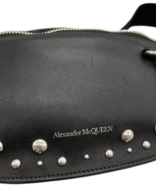 ALEXANDER McQUEEN（アレキサンダーマックイーン）ALEXANDER McQUEEN (アレキサンダーマックイーン) Studded Harness Bum Bag ブラックの古着・服飾アイテム