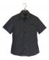 PRADA（プラダ）の古着「コットンタイプライターショートスリーブシャツ」｜ブラック