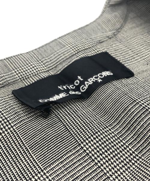 tricot COMME des GARCONS（トリココムデギャルソン）tricot COMME des GARCONS (トリココムデギャルソン) ウールデザインノースリーブワンピース グレー サイズ:下記参照の古着・服飾アイテム