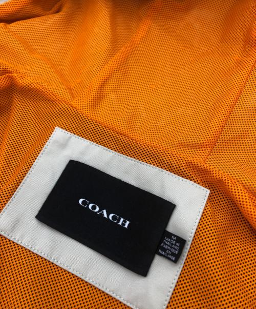 COACH（コーチ）COACH (コーチ) カラーブロック ファンクショナル ジャケット ベージュ サイズ:Mの古着・服飾アイテム