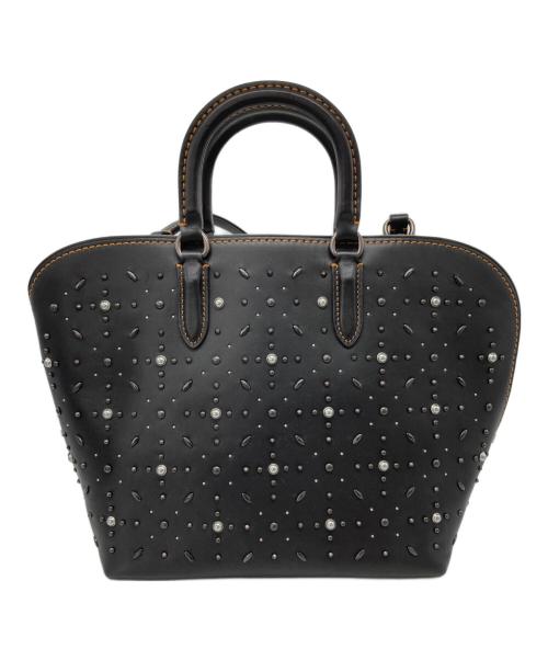 COACH（コーチ）COACH (コーチ) ダコタ サッチェル スタッズ2WAYバッグ ブラックの古着・服飾アイテム