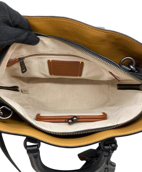 COACH（コーチ）COACH (コーチ) ダコタ サッチェル スタッズ2WAYバッグ ブラックの古着・服飾アイテム