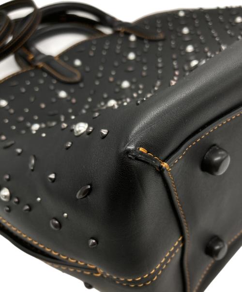 COACH（コーチ）COACH (コーチ) ダコタ サッチェル スタッズ2WAYバッグ ブラックの古着・服飾アイテム