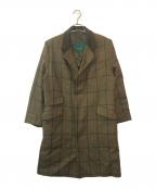 CHRYSALISクリサリス）の古着「チェック チェスターコート」｜カーキ