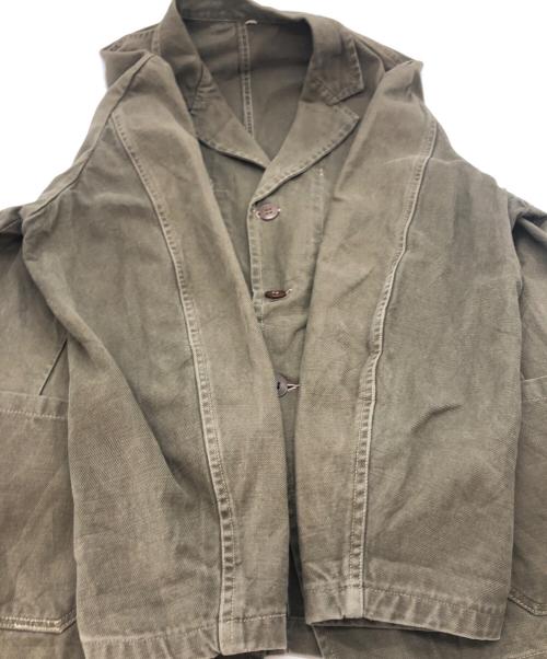 AU MOLINEL（オモリネル）AU MOLINEL (オモリネル) コットンツイルカバーオール カーキ サイズ:54の古着・服飾アイテム