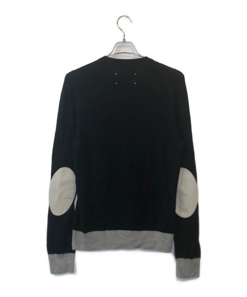 Maison Margiela（メゾンマルジェラ）Maison Margiela (メゾンマルジェラ) エルボーパッチニット ブラック サイズ:Mの古着・服飾アイテム