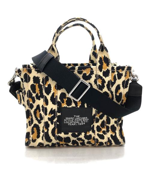 MARC JACOBS（マークジェイコブズ）MARC JACOBS (マークジェイコブズ) レオパード柄2WAYキャンバスバッグ イエローの古着・服飾アイテム