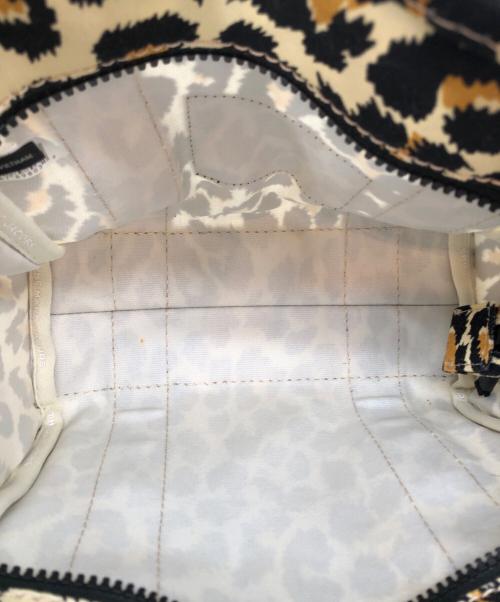 MARC JACOBS（マークジェイコブズ）MARC JACOBS (マークジェイコブズ) レオパード柄2WAYキャンバスバッグ イエローの古着・服飾アイテム