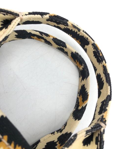 MARC JACOBS（マークジェイコブズ）MARC JACOBS (マークジェイコブズ) レオパード柄2WAYキャンバスバッグ イエローの古着・服飾アイテム