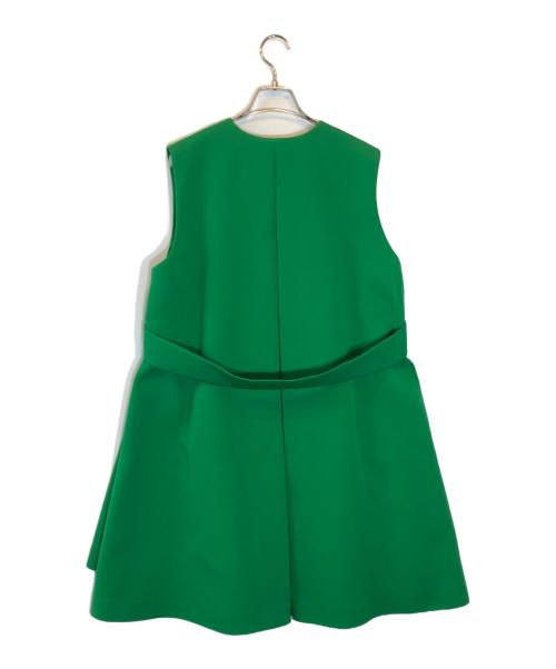 LE PHIL（ル フィル）LE PHIL (ル フィル) マトラッセトリプルクロスAラインジレ グリーン サイズ:SIZE Freeの古着・服飾アイテム