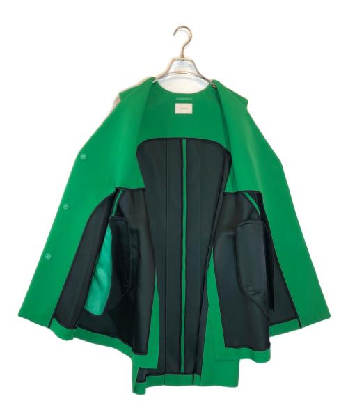 LE PHIL（ル フィル）LE PHIL (ル フィル) マトラッセトリプルクロスAラインジレ グリーン サイズ:SIZE Freeの古着・服飾アイテム