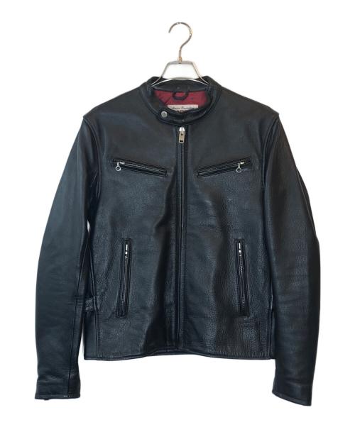 KADOYA（カドヤ）KADOYA (カドヤ) シングルライダースジャケット ブラック サイズ:Lの古着・服飾アイテム