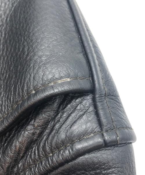 KADOYA（カドヤ）KADOYA (カドヤ) シングルライダースジャケット ブラック サイズ:Lの古着・服飾アイテム