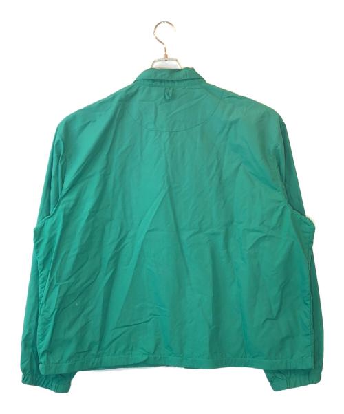 POLO RALPH LAUREN（ポロ・ラルフローレン）POLO RALPH LAUREN (ポロ・ラルフローレン) ナイロンスイングトップ グリーン サイズ:XLの古着・服飾アイテム