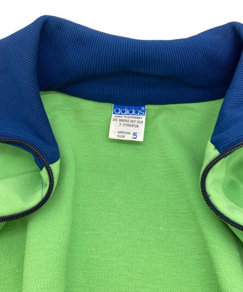 adidas（アディダス）adidas (アディダス) トラックジャケット グリーン×ネイビー サイズ:SIZE 5の古着・服飾アイテム
