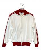 adidasアディダス）の古着「トラックジャケット」｜ホワイト×レッド