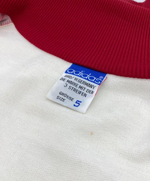 adidas（アディダス）adidas (アディダス) トラックジャケット ホワイト×レッド サイズ:SIZE 5の古着・服飾アイテム