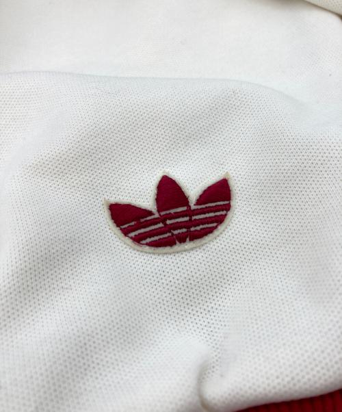 adidas（アディダス）adidas (アディダス) トラックジャケット ホワイト×レッド サイズ:SIZE 5の古着・服飾アイテム