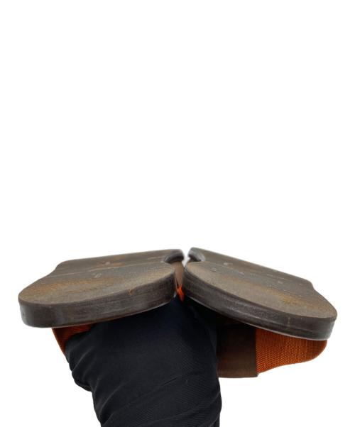 HERMES（エルメス）HERMES (エルメス) スウェードサンダル ブラウン サイズ:Lの古着・服飾アイテム