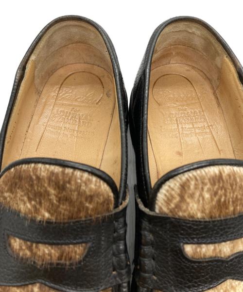 PARABOOT（パラブーツ）PARABOOT (パラブーツ) JOURNAL STANDARD (ジャーナルスタンダード) 別注 REIMS 切替ローファー ブラック サイズ:SIZE 7の古着・服飾アイテム
