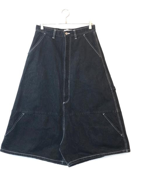 KIDILL（キディル）KIDILL (キディル) 袴 HAKAMAデニムパンツ ブラック サイズ:W46の古着・服飾アイテム