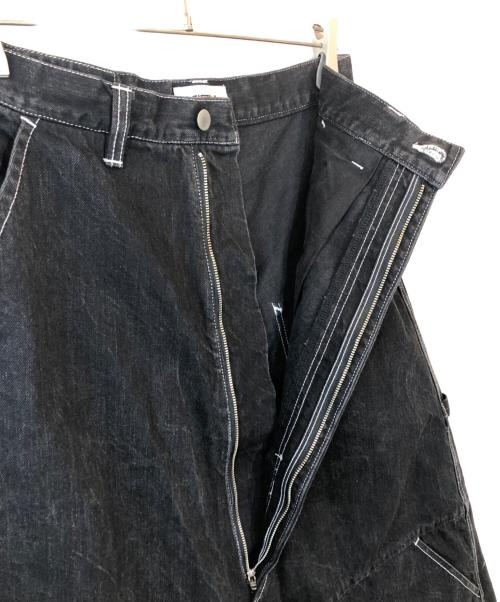 KIDILL（キディル）KIDILL (キディル) 袴 HAKAMAデニムパンツ ブラック サイズ:W46の古着・服飾アイテム