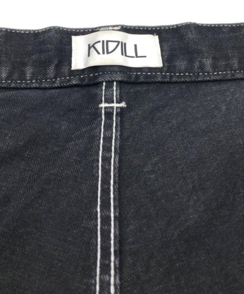 KIDILL（キディル）KIDILL (キディル) 袴 HAKAMAデニムパンツ ブラック サイズ:W46の古着・服飾アイテム