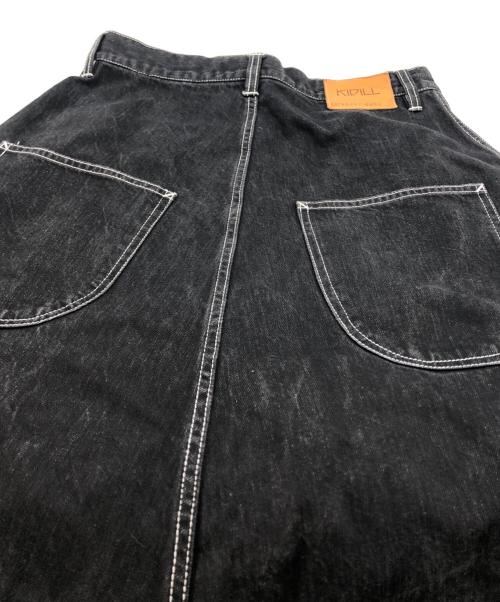 KIDILL（キディル）KIDILL (キディル) 袴 HAKAMAデニムパンツ ブラック サイズ:W46の古着・服飾アイテム