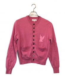 masu（エムエーエスユー）の古着「10 BUTTONS CARDIGAN」｜ピンク