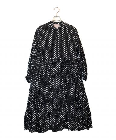 中古・古着通販】BEARDSLEY (ビアズリー) ドットギャザーワンピース