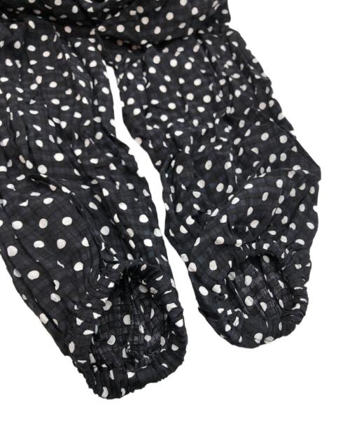 BEARDSLEY（ビアズリー）BEARDSLEY (ビアズリー) ドットギャザーワンピース ブラック サイズ:SIZE 1の古着・服飾アイテム