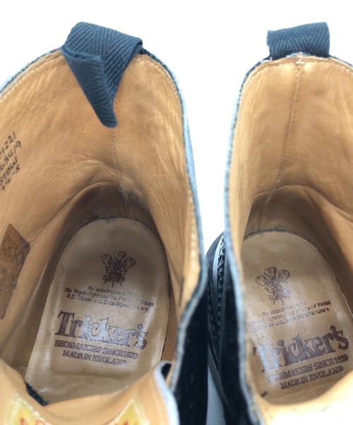 Tricker's（トリッカーズ）Tricker's (トリッカーズ) ウィングチップブーツ ブラック サイズ:SIZE 7 1/2の古着・服飾アイテム