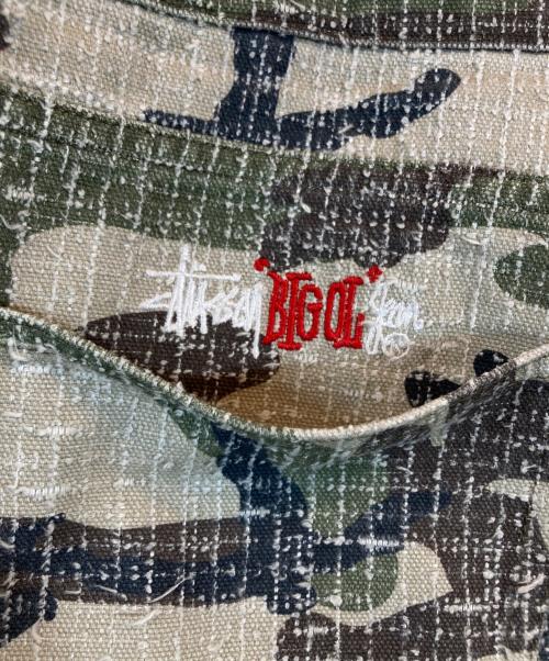 stussy（ステューシー）stussy (ステューシー) BIG OL' JEAN CAMO CANVAS NEEDLE PUNCH グリーン サイズ:SIZE 34の古着・服飾アイテム