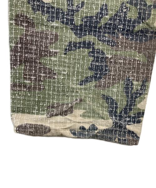 stussy（ステューシー）stussy (ステューシー) BIG OL' JEAN CAMO CANVAS NEEDLE PUNCH グリーン サイズ:SIZE 34の古着・服飾アイテム