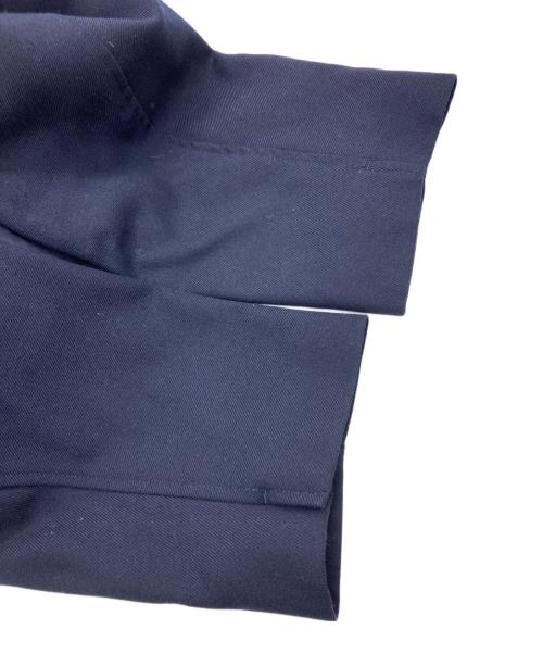 Y's for men（ワイズフォーメン）Y'S for men (ワイズフォーメン) ウェストコードウールステンカラーコート ネイビー サイズ:Lの古着・服飾アイテム