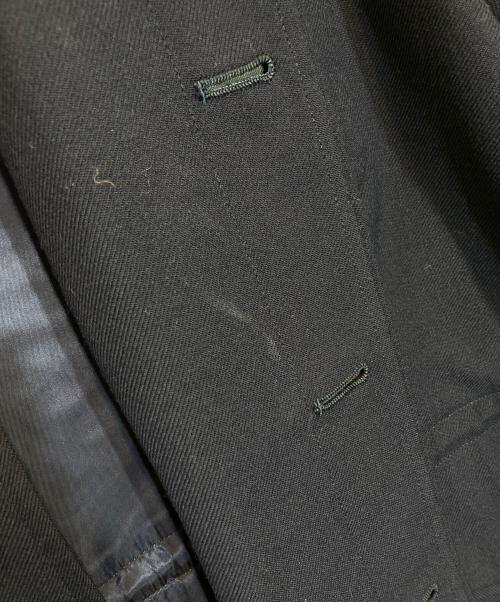 Y's for men（ワイズフォーメン）Y'S for men (ワイズフォーメン) ウェストコードウールステンカラーコート ネイビー サイズ:Lの古着・服飾アイテム