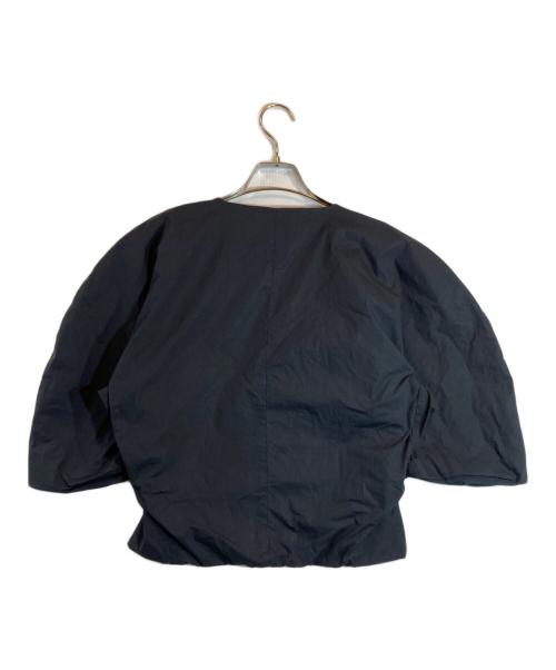 LEMAIRE（ルメール）LEMAIRE (ルメール) パフスリーブノーカラーシャツ ブラック サイズ:SIZE 36の古着・服飾アイテム