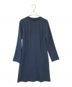 MM6 Maison Margielaエムエムシックスメゾンマルジェラ）の古着「長袖ワンピース」｜ネイビー