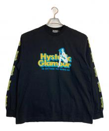 Hysteric Glamour（ヒステリックグラマー）の古着「DO ANYTHING Tシャツ」｜ブラック